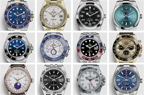 rolex model list